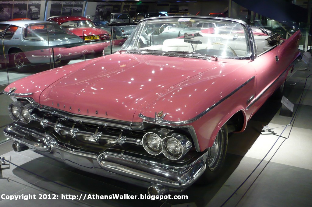 Hellenic Motor Museum A 1959 Chrysler Imperial Crown Convertible that used 