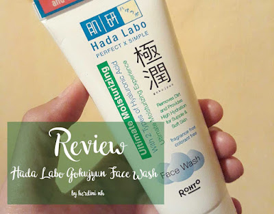 hada labo gokujyun face wash review