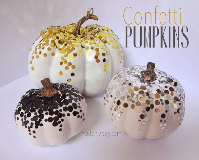 confetti pumpkins