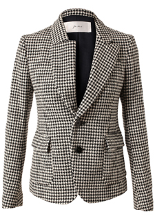 farfetch houndstooth blazer