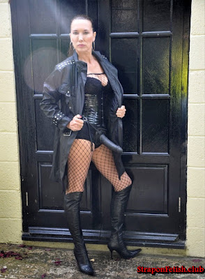 Cruel MILF Mistress Waiting For Her Strapon Slave