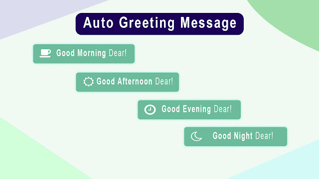 Auto Greeting Message for Website Visitor with Good Morning, Good Afternoon, Good Evening, Good Night Wishes