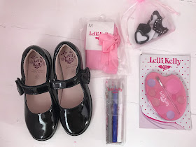 Lelli Kelly black patent leather school shoes 