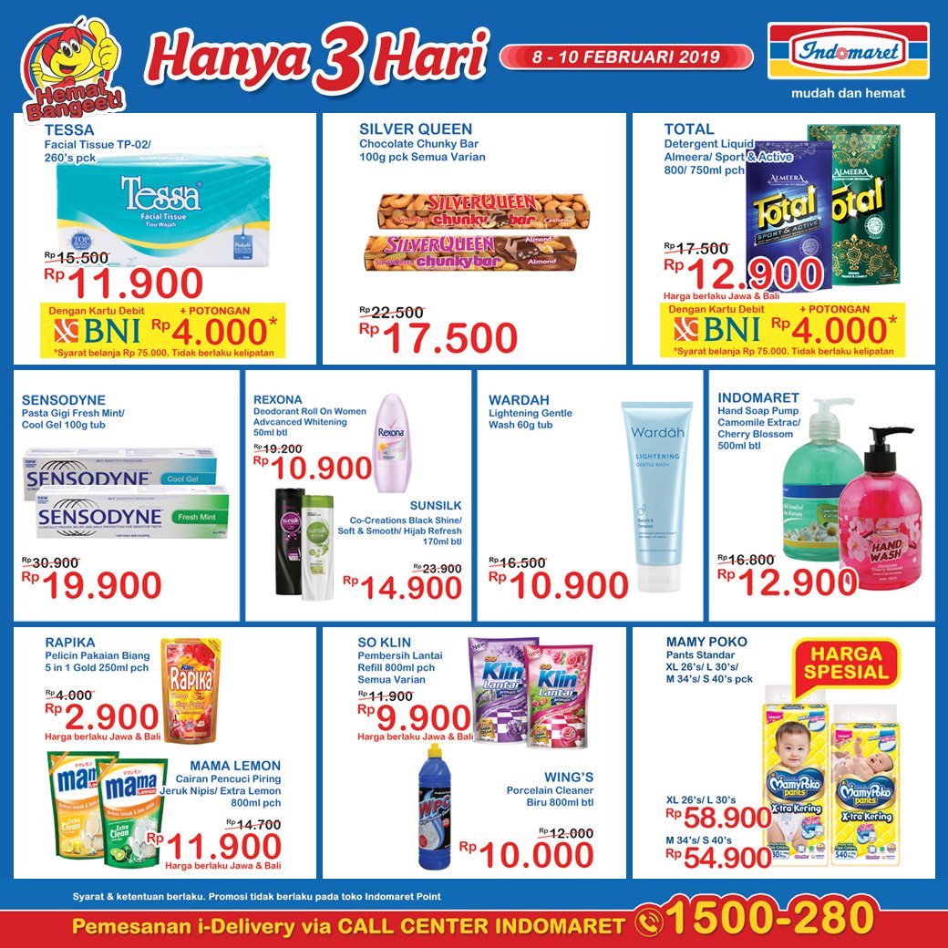 #Indomaret - #Promo #Katalog Periode 08 - 10 Februari 2019