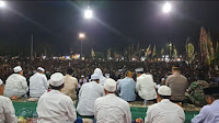 Ribuan Jamaah Bersholawat Bersama Habib Umar Bin Muhdhor Al-Haddad di Lampung Timur