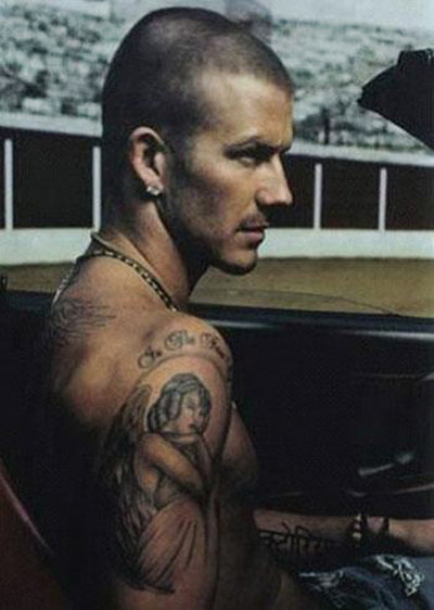 david beckham tattoos chest. David Beckham Tattoo 3