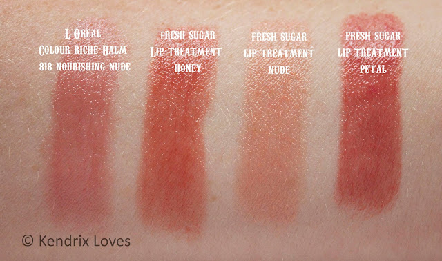 Fresh Nude Sugar Lip Treatment Swatches Review