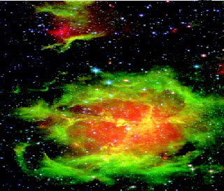 Gambar 1. Gambar Nebula yang diperoleh dengan telescop