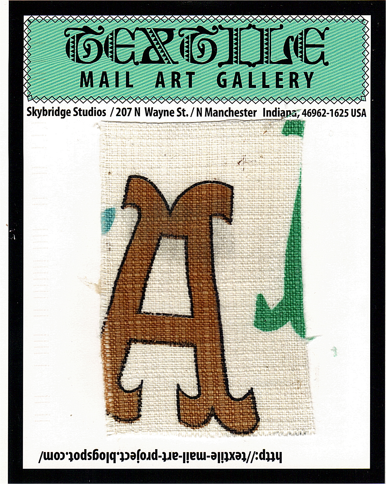 Piro's Mail Art: Textile Mail Art Gallery - Skybridge ...