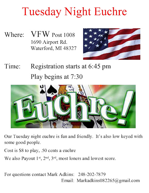 Euchre Tournament MI