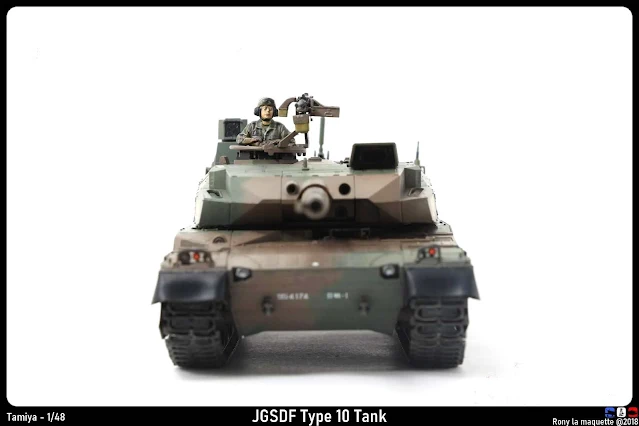 Maquette JGSDF Type 10 Tank de Tamiya au 1/48.