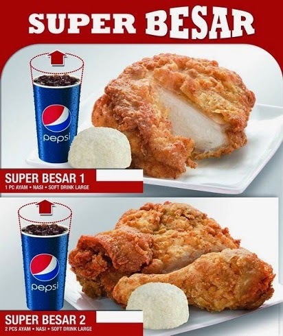 Pilihan Harga KFC Paket Super Besar