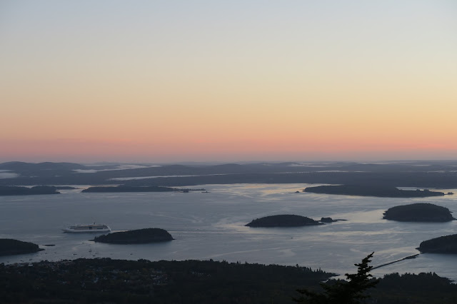 Sunrise Cadillac Mountain, Acadia National Park, Maine USA