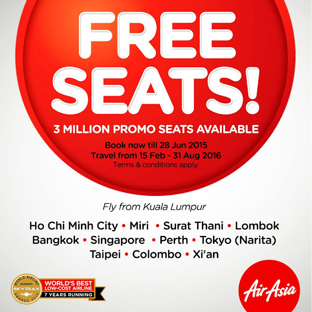 Promosi Tiket Percuma Dari AirAsia