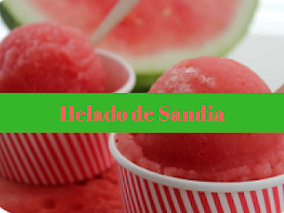 helado de sandia