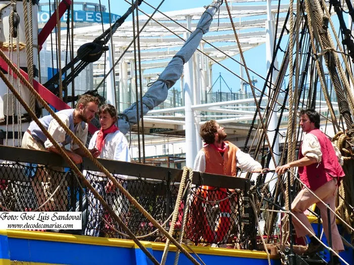 Fotos fragata francesa L Hermione, Las palmas de Gran Canaria