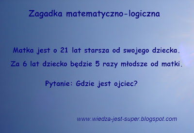 matematyczne zagadki logiczne