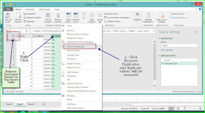 Remove duplicate in excel simple way