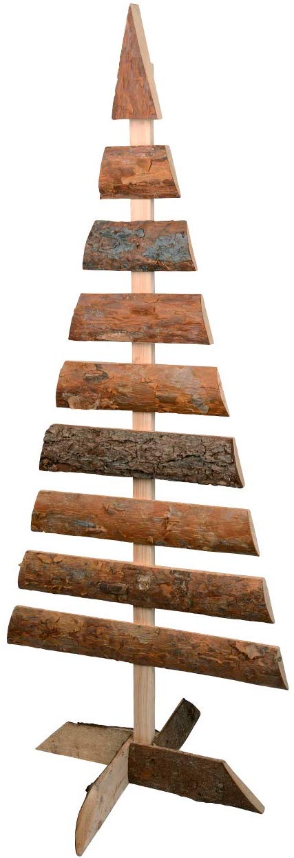 albero di natale in legno