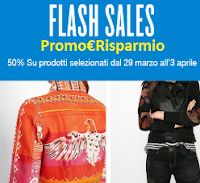 Logo Sconto del 50% su una selezione di capi di abbigliamento 