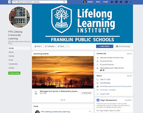 Lifelong Community Learning is now on Facebook