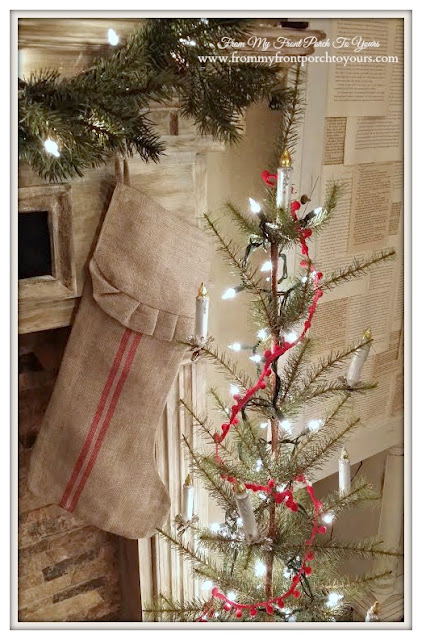 Christmas Mantel-Inspiration-From My Front Porch To Yours