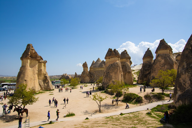 Camini delle fate a Pasabagi-Cappadocia