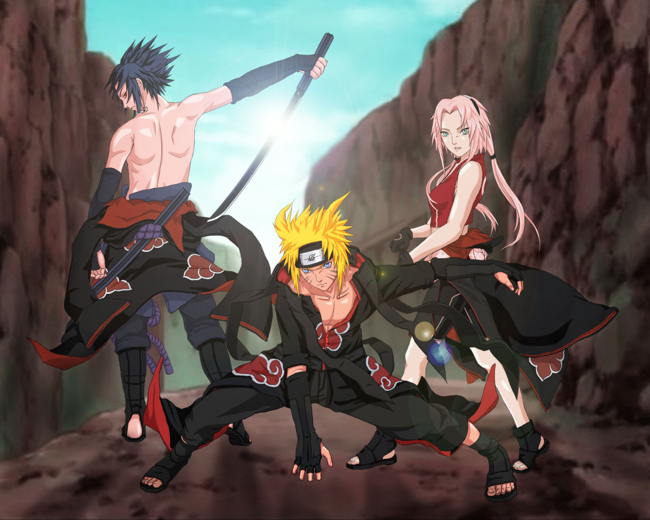 Cartoon Wallpaper Gambar Naruto Sasuke