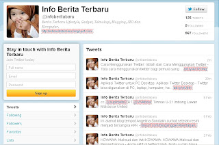 cara menggunakan twitter