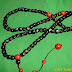 Tasbih biji PISANG SUNAN BONANG kombinasi BATU MARJAN RED CORAL 99 biji 10 mm model 01 By Cafe Handycraft 