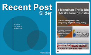 Cara Memasang Widget Recent Post dengan Efek Slider