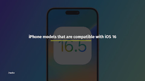 iPhone models that are compatible with iOS 16