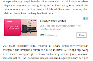 Memasang iklan Adsense di Tengah Artikel Pada Template Arlina Design