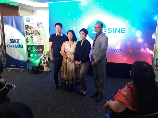 Maria Liza Ginting, Country Head Indonesia and Philippines, Zee Entertainment; Gidgette Faustino, Head of Integrated Marketing, Sky Cable Corp.; Harish Goyal, CEO - Asia Pacific and Africa, Zee Entertainment Enterprises Limited.