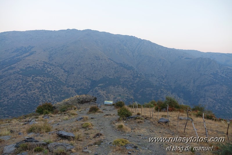 Puntal de Siete Lagunas desde Trevélez (Sierra Nevada)