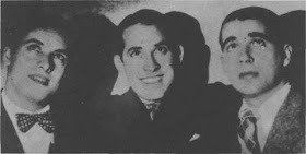Agustin Irusta, Roberto Fugazot y Lucio Demare en 1935