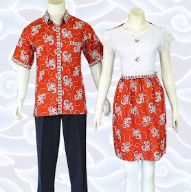 10 Model  Baju  Batik  Couple  Anak  Muda  Masa Kini 2019