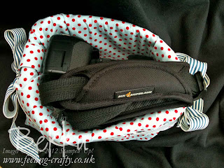 No Sew Camera Protector for a Handbag by Bekka www.feeling-crafty.co.uk