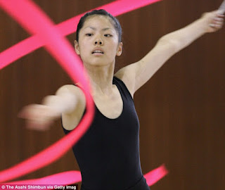 Kei Nishikori Girlfriend Honami Tsuboi Performing Her Gymnastic Act 
