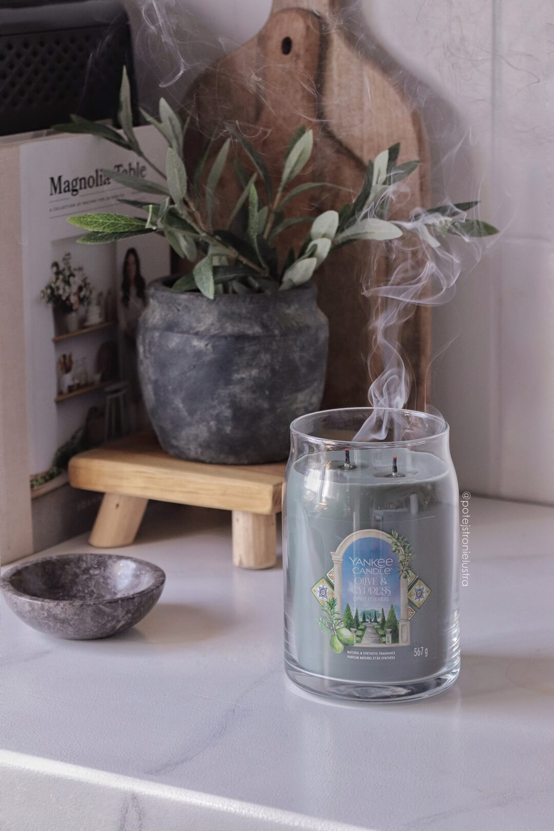 świeca olive &cypress yankee candle