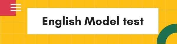 Class 5 English model test