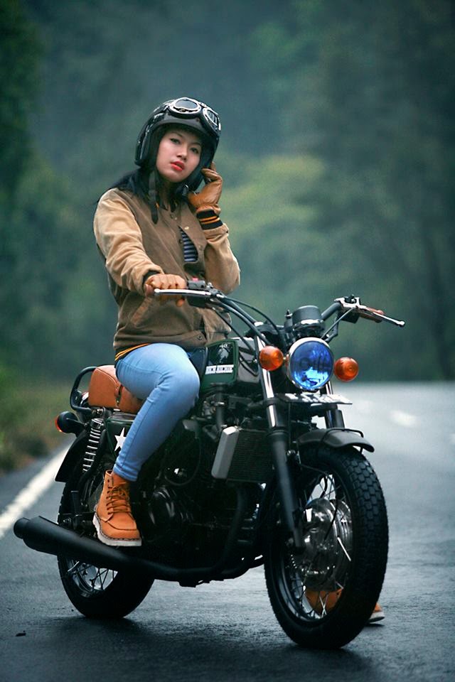 Modifikasi Motor Keren Ala Custom Bike Asal Solo