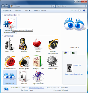 Windows 7 Games Explorer