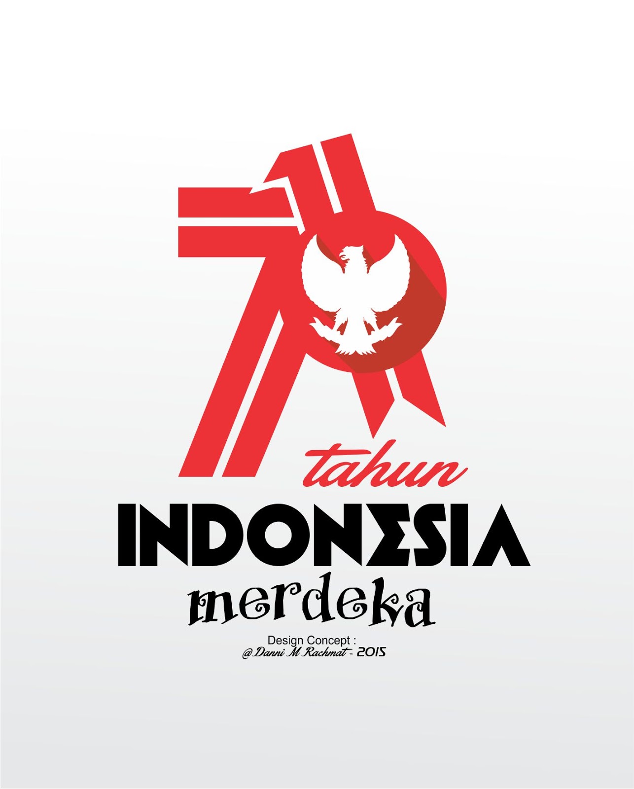 HUT KEMERDEKAAN REPUBLIK INDONESIA LOGO KONSEP Imahku Desain 