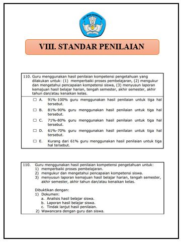  Standar Penilaian Format Microsoft Word ✔ Download Cover / Sampul Map Akreditasi 2019 Standar Kompetensi VIII (8) Standar Penilaian Format Word