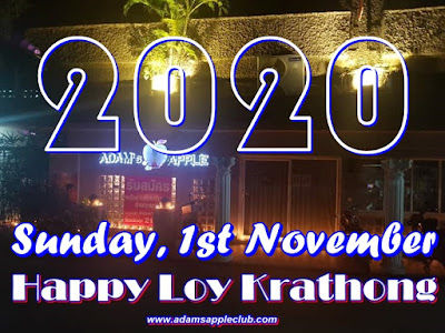 Loy Krathong 2020 PARTY Adams Apple Club Adult Entertainment Host Bar Chiang Mai