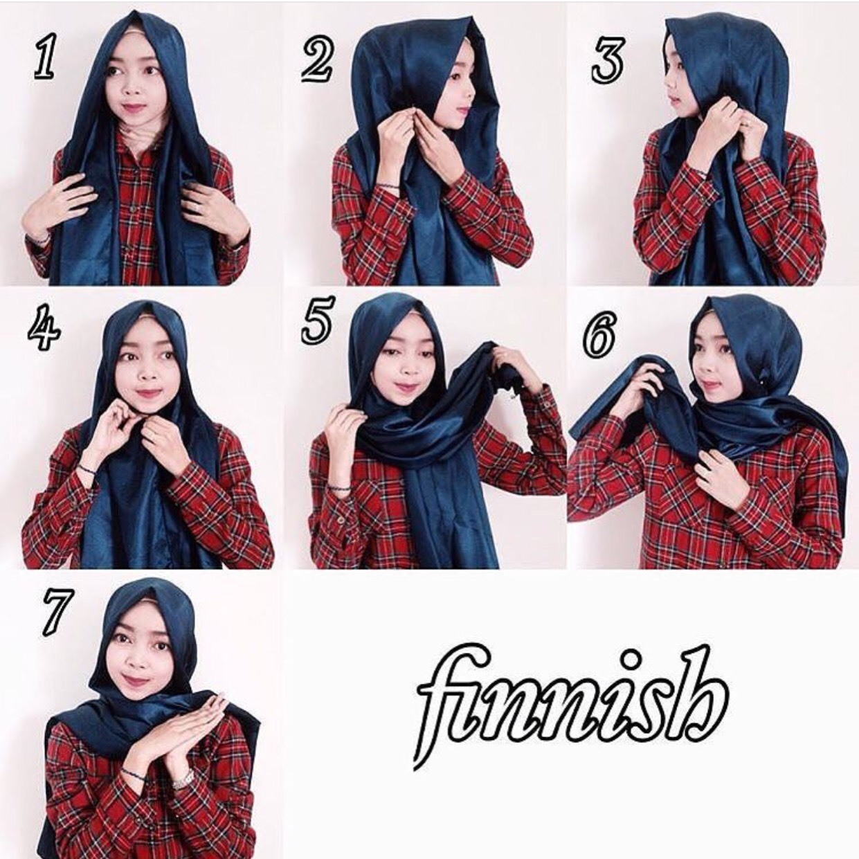 Cara Memakai Jilbab Pashmina Bahan Satin Referensi Muslimah Terupdate