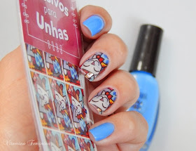 Esmalte Colorama e adesivos Romero Britto Gatinho do Esmalte Bonito