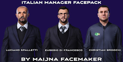 PES 2021 Italian Manager FacePack by Maijna