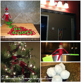 Over 50 Elf On The Shelf Ideas PLUS a Calendar Download & Printables {Domestic Femme} #ElfOnTheShelf #ElfOnTheShelfIdeas #Idea #Nice #Naughty #Good #Bad #Boys #Girls #Printable #Calendars #Picture #Pictures #Photo #Photos #Coloring #Christmas #Holiday #Holidays #Traditions #Tradition #Elves #Activity #Activities #Kids #Minecraft #Creeper #Funny #Mischievous #A #Kids #Toddlers